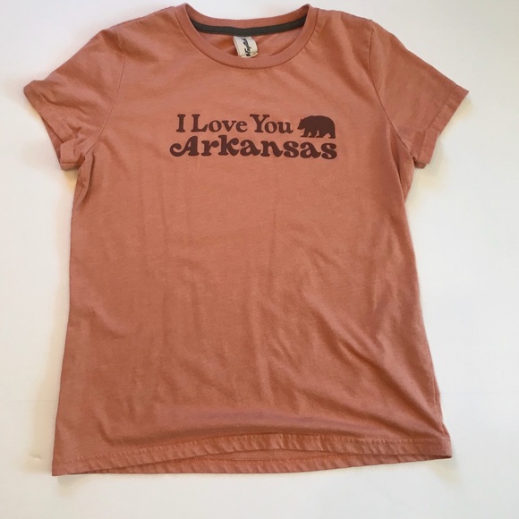 FAYETTECHILL Tops - FAYETTECHILL I Love You Arkansas Short Sleeve Tee